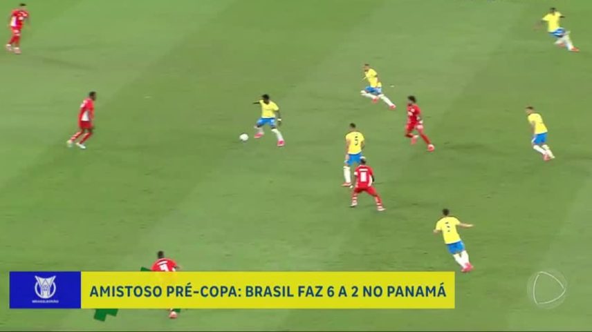 Gols Brasil 6 x 2 Panamá