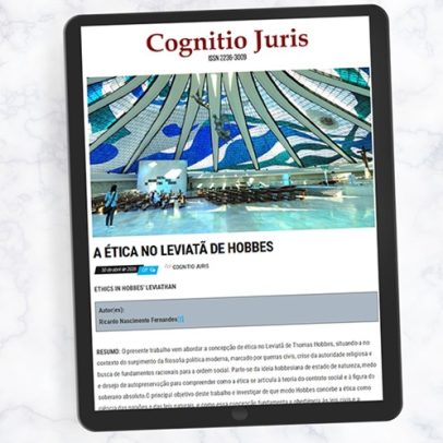 Ricardo Fernandes analisa ética e poder em Leviatã em estudo