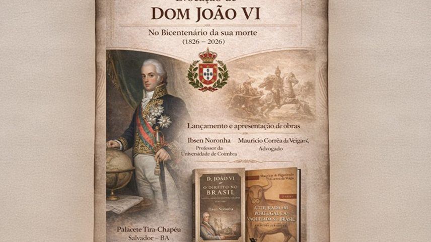 Evento reúne juristas para discutir os impactos do período joanino na formação do Direito brasileiro.
