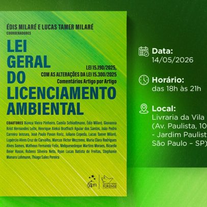 Obra coletiva sobre licenciamento ambiental é lançada em São Paulo