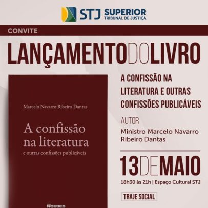 Ministro Ribeiro Dantas lança livro no Espaço Cultural do STJ