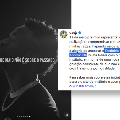 Vini Jr. inaugura escritório de advocacia contra racismo
