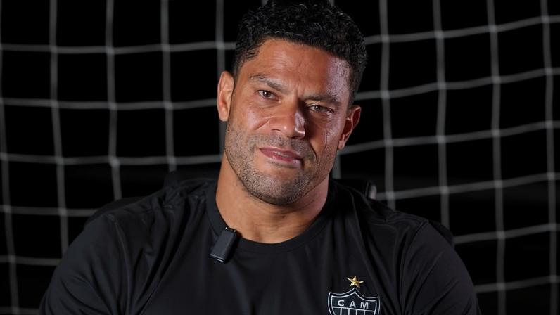 Hulk chorou ao se despedir do Atlético-MG nas redes sociais