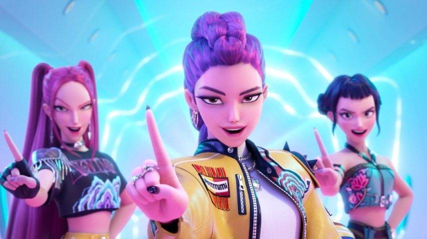 A animação musical Guerreiras do K-Pop (2025) foi mundialmente repercutida e se tornou mais um sucesso produzido pela Sony — Foto: Reprodução/Sony Pictures Animation