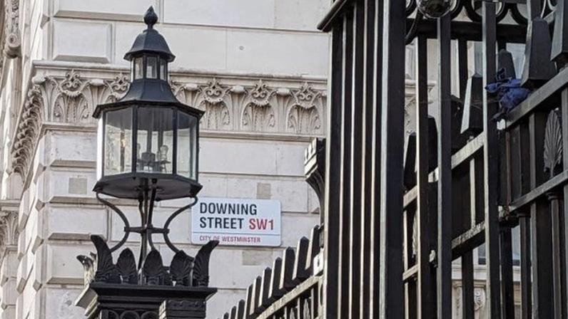 Downing Street sign