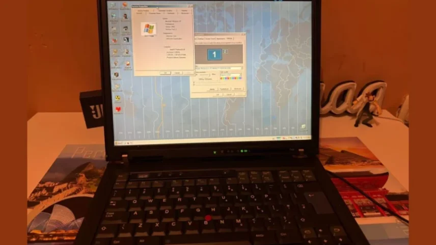ThinkPad T43 roda Windows de 1996 até Windows 10 no mesmo hardware