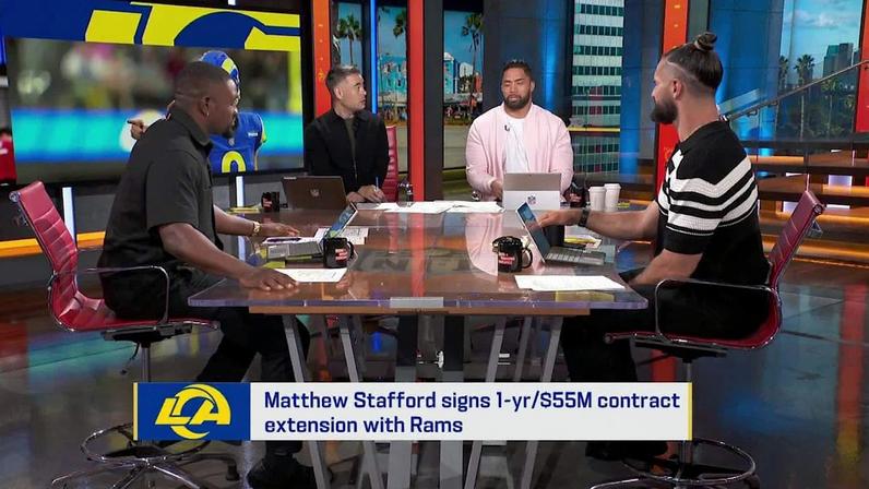 GMFB comenta extensão de um ano de Matthew Stafford com os Rams