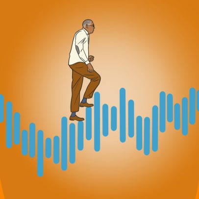 Caminhar mais devagar pode ter raízes na audição, não nos joelhos