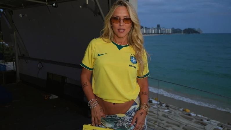 Vini Jr é ovacionado no Maracanã e a ex Virginia, xingada - (Montagem/Instagram)
