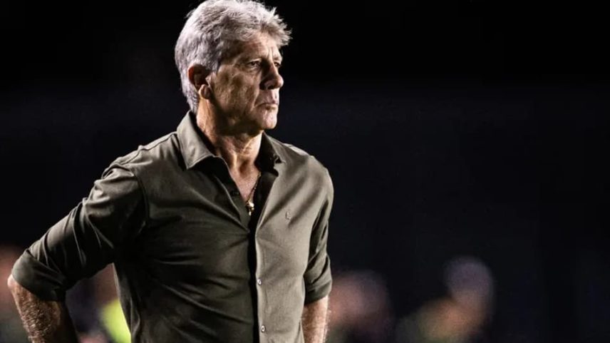 Renato Gaúcho na partida entre Vasco e Audax Italiano (Foto: Matheus Lima/Vasco)