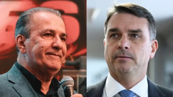 Silas Malafaia e Flávio Bolsonaro. (Foto: Reprodução/Instagram Silas Malafaia e Agência Senado)