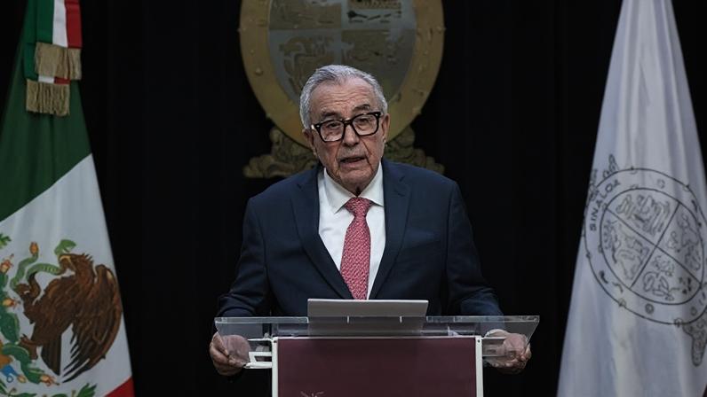 Rubén Rocha enviou uma mensagem em vídeo na noite de 1º de maio de 2026