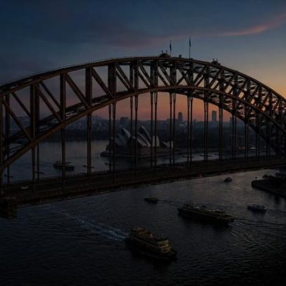 Ponte da Baía de Sydney: arco de aço de 134 m desde 1932
