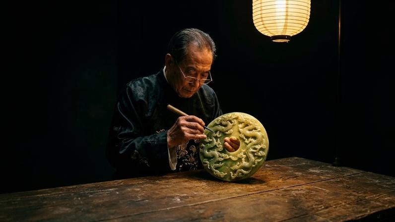 Variedade de jade extremamente resistente apreciada na tradição imperial chinesa por sua durabilidade – Créditos: depositphotos.com / Chattranusorn09
