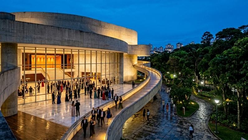 Complexo cultural de 18 mil m² reúne teatros e galerias em MG
