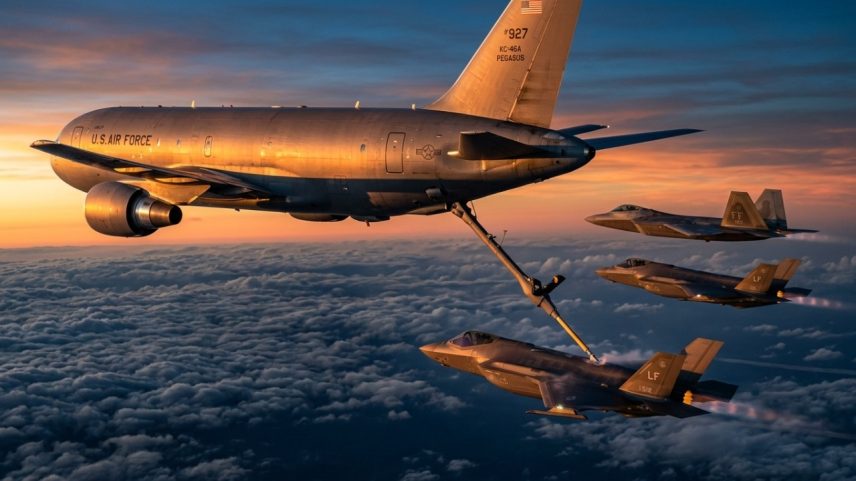 Pegasus realiza reabastecimento de alta vazão a 800 km/h sobre as nuvens