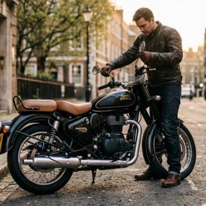 Moto indiana com motor 350cc e design dos anos 50 combina tradição e tecnologia