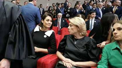 Michelle Bolsonaro e Viviane Barci