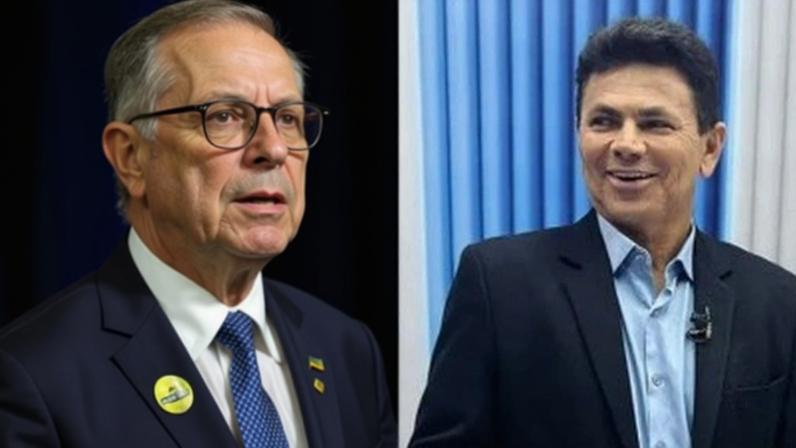 O governador de Sergipe, Fábio Mitidieri (PSD) e o ex-prefeito de Itabaiana, Valmir de Francisquinho (Republicanos)
