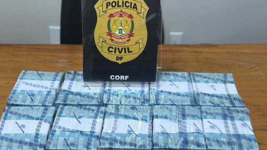 Homem é preso ao sacar R$ 1 milhão em agência bancária no DF