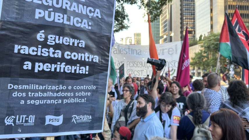 São Paulo (SP), 16/05/2026 - Cordão da Mentira faz ato na Paulista para lembrar Crimes de Maio e cobrar por justiça. Foto: Elaine Cruz/Agência Brasil