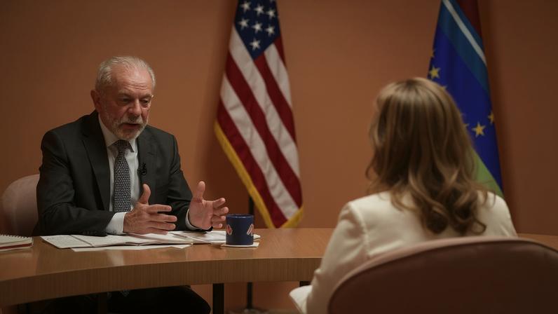 O presidente Luiz Inácio Lula da Silva é o convidado do programa Sem Censura, nos estudios da Empresa Brasil de Comunicação (EBC). Foto: Tânia Rêgo/Agência Brasil