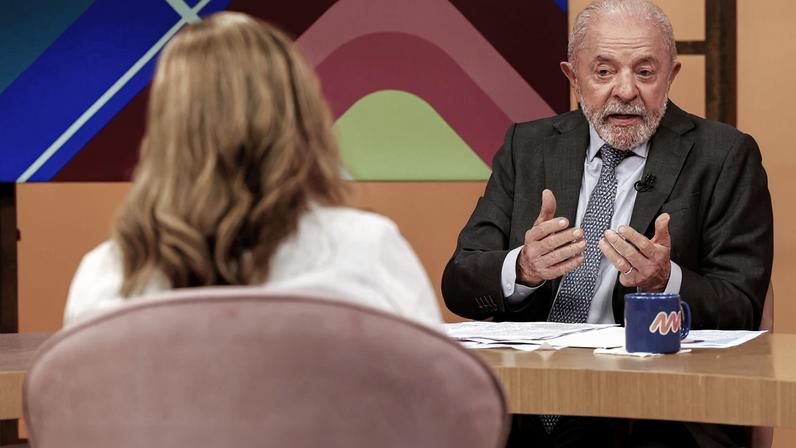 O presidente Luiz Inácio Lula da Silva é o convidado do programa Sem Censura, nos estudios da Empresa Brasil de Comunicação (EBC). Foto: Tânia Rêgo/Agência Brasil