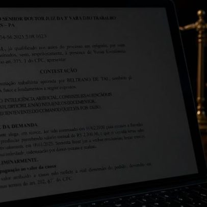 Sabotagem de advogadas para enganar IA expõe novo risco aos tribunais