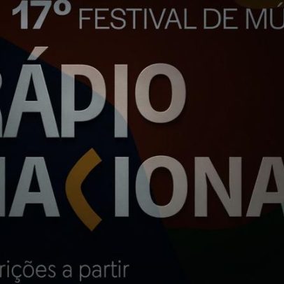 Inscrições para o 17º Festival de Música Rádio Nacional começam nesta sexta