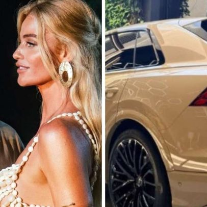 Pedro Scooby brinda Cíntia Dicker com carro de luxo de R$ 1,2 milhão