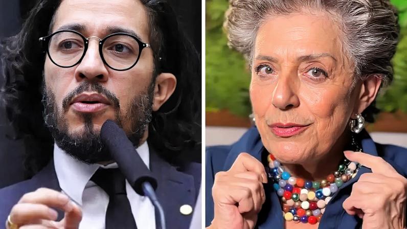Jean Wyllys e Leda Nagle