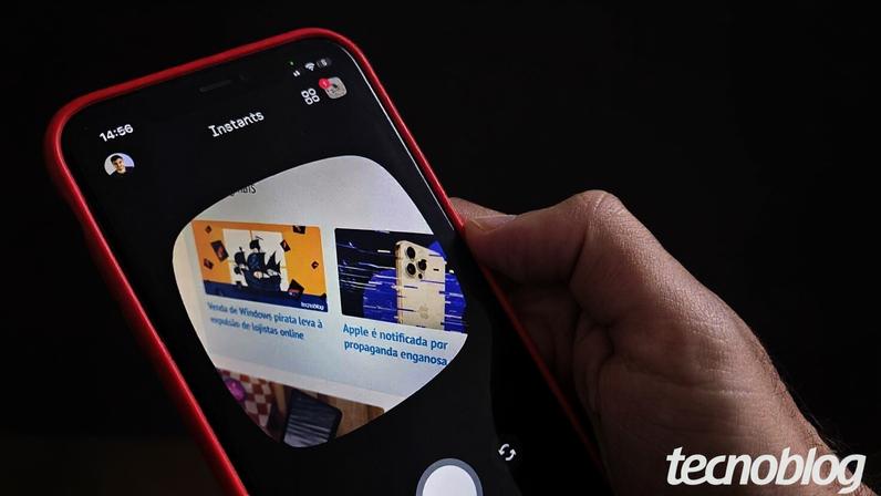 Instants do Instagram pode ser acessado pelas DMs ou via aplicativo próprio do recurso