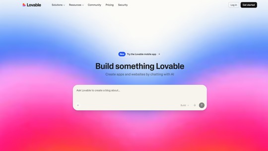 Lovable: o que é e como usar a IA para criar apps com código — Foto: Reprodução/Lovable