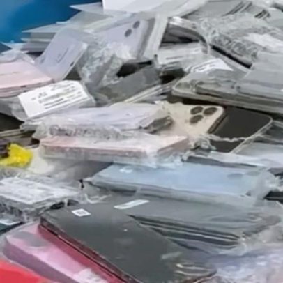 Receita encontra mais de mil iPhones escondidos em ônibus