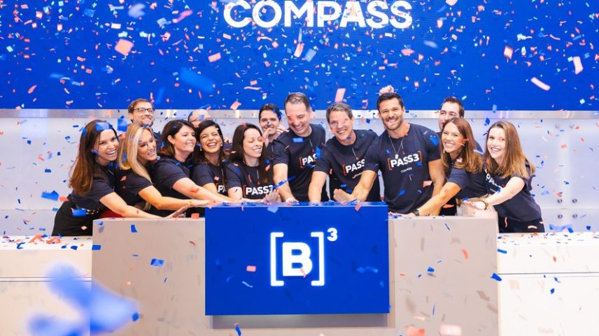 IPO da Compass na B3 — Foto: Cauê Diniz