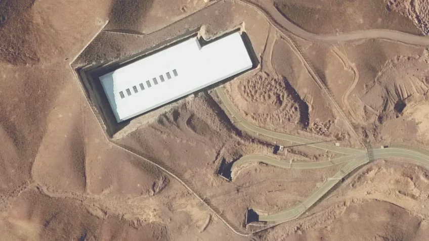 Imagem de satélite de instalação nuclear iraniana