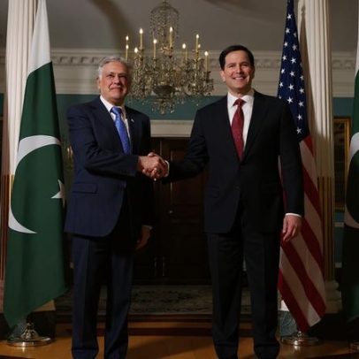 Rubio se reúne com ministro do Paquistão em Washington