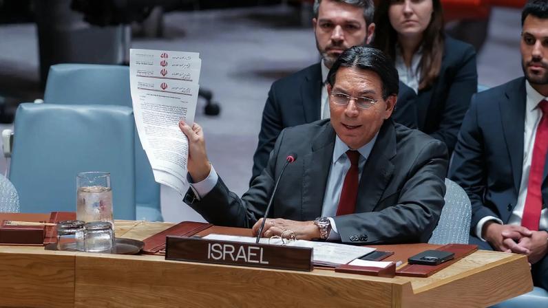 O embaixador de Israel nas Nações Unidas, Danny Danon. (Foto: OLGA FEDOROVA/EFE/EPA)