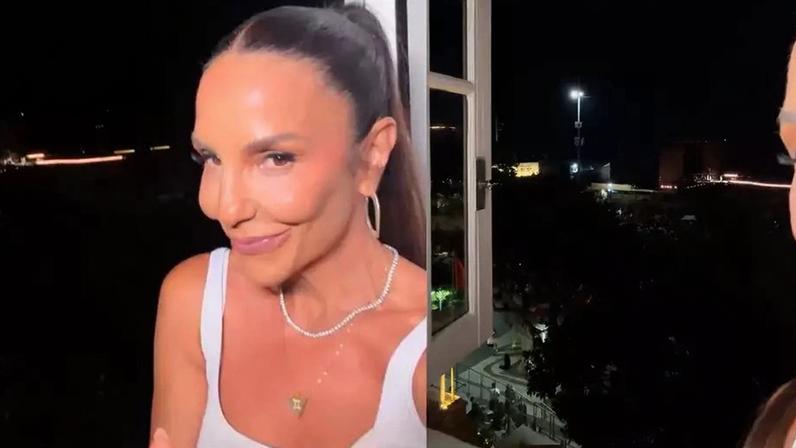 Ivete Sangalo tem vista privilegiada em show de Shakira em Copacabana