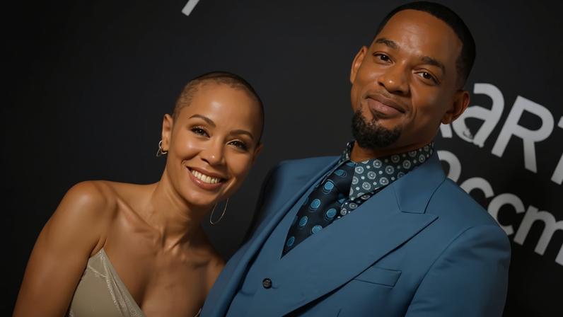 Jada Pinkett Smith e Will Smith e Chris Rock — Foto: Getty Images