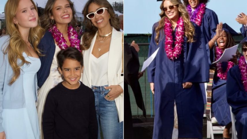 Jessica Alba se emociona ao falar de formatura da filha 'Tenho orgulho de você'