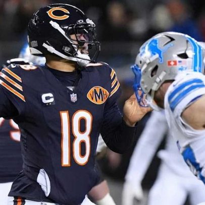 Lions recebem Bears para abrir o Dia de Ação de Graças na NFL 2026