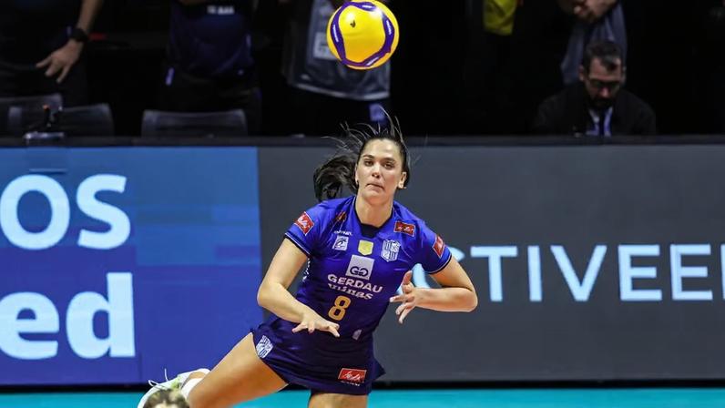 Julia Kudiess vai atuar pelo vôlei italiano na próxima temporada — Foto: divulgação/CBV