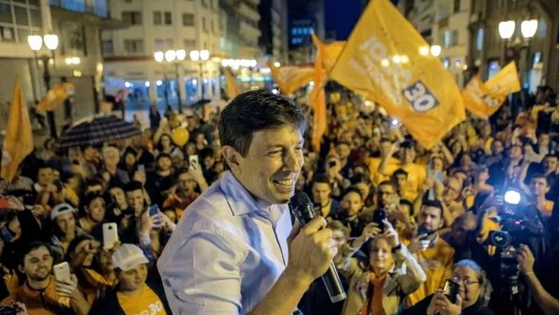 Na imagem, Amoêdo em 2018, quando se candidatou à Presidência pelo Novo; político saiu do partido em 2022, depois de apoiar Lula na eleição