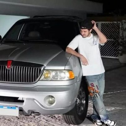 João Augusto exibe carro raro de Gugu dos anos 2000 visto como favorito pelo pai