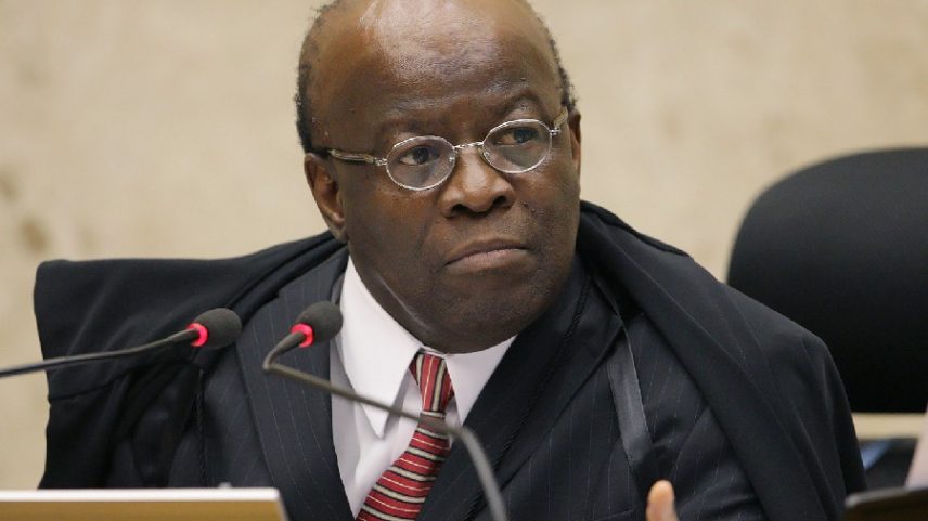 O ex-ministro Joaquim Barbosa, do Supremo Tribunal Federal (STF)