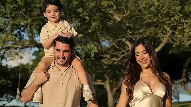 Jonas Esticado e Bruna Hazin já são pais de João, de 3 anos
