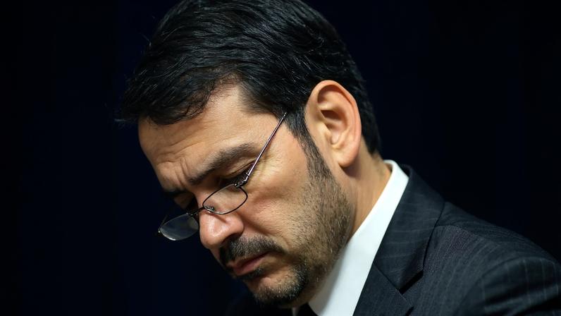 Jorge Messias, durante a sabatina na CCJ do Senado. (Foto: Geraldo Magela/Agência Senado)