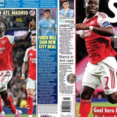 Imprensa internacional exalta Arsenal na final; Atlético de Madrid é eliminado