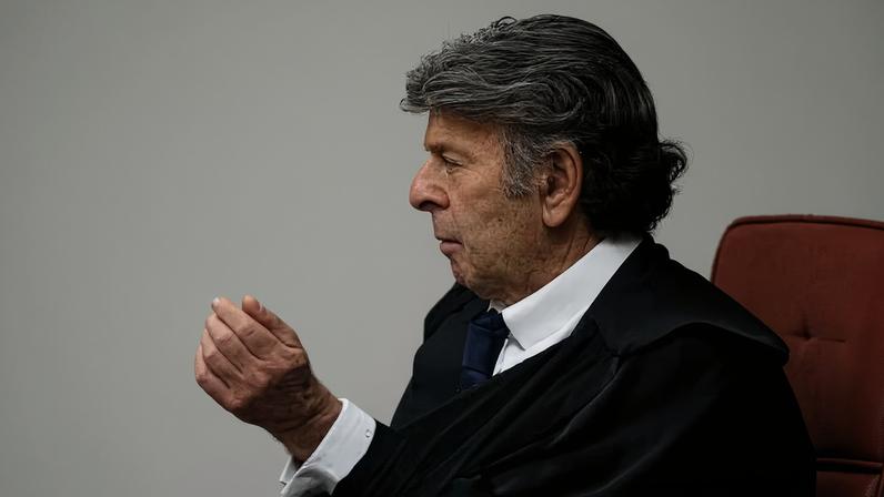 inistro Luiz Fux durante sessão na Primeira Turma do Supremo Tribunal Federal (STF) — Foto: Marcelo Camargo/Agência Brasil